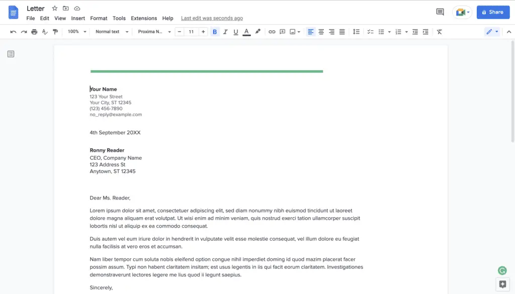 How To Change the Page To Landscape In Google Docs