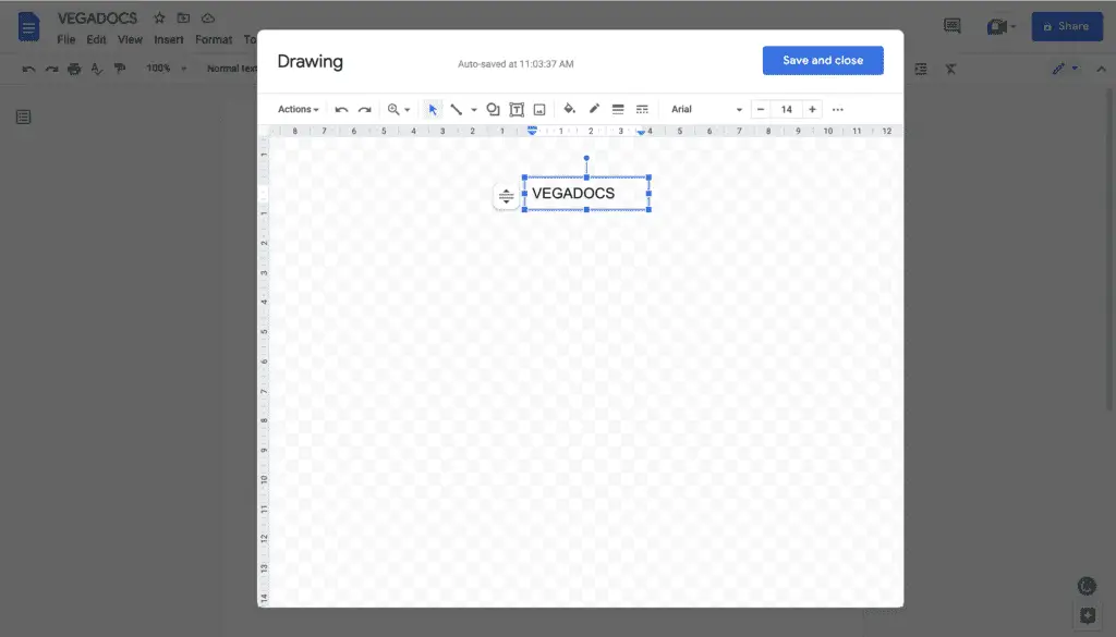 Screen Shot 2022 06 24 at 11.03.43 How to Insert Text Box in Google Docs
