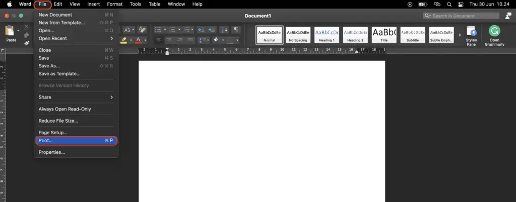 Screen Shot 2022 06 30 at 10.24.43 How To Print Double-Sided On Microsoft Word Mac