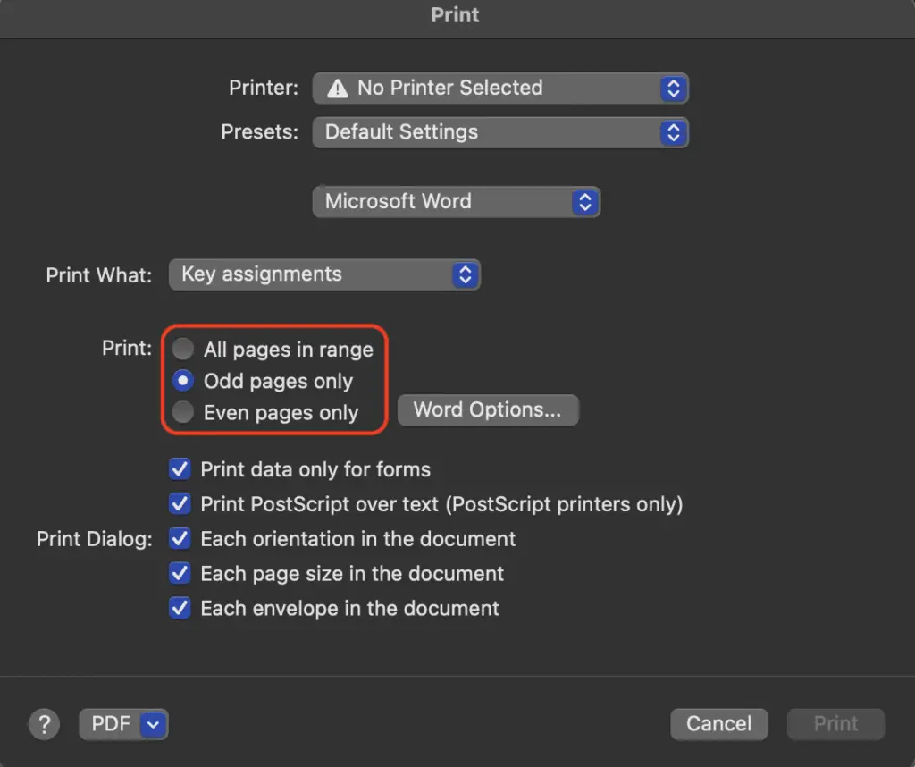 How To Print Double-Sided On Microsoft Word Mac