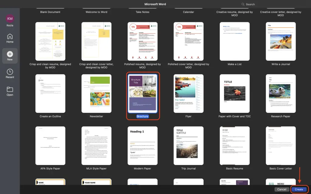 Screen Shot 2022 06 30 at 10.34.10 How to Make a Brochure on Microsoft Word Mac