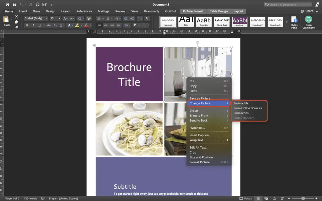 Screen Shot 2022 06 30 at 10.36.23 How to Make a Brochure on Microsoft Word Mac