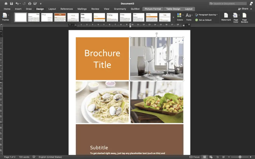 How to Make a Brochure on Microsoft Word Mac