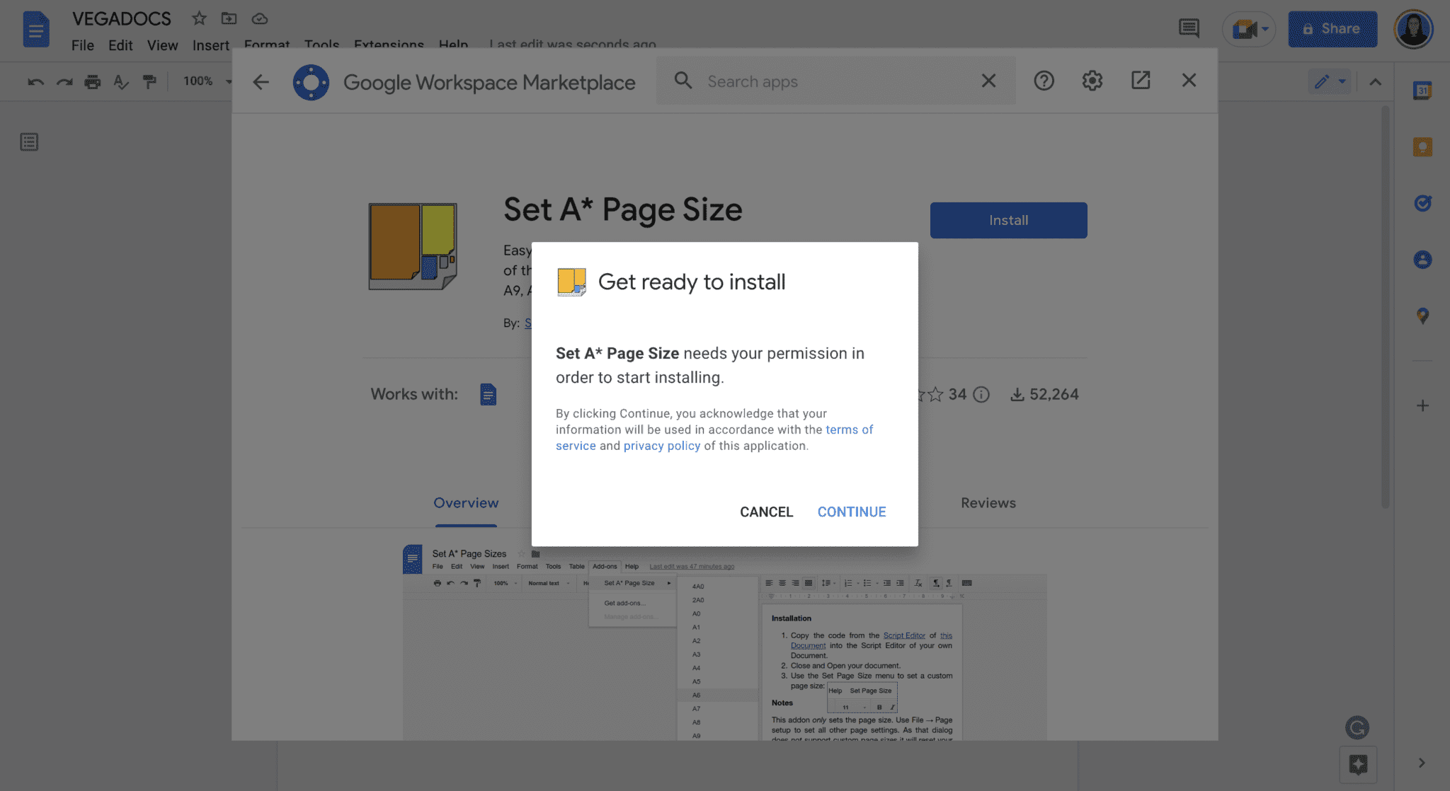Google Docs Envelope Template