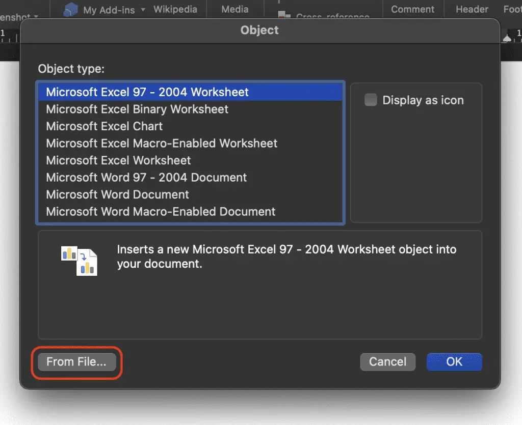 Screen Shot 2022 07 22 at 13.05.44 1 How to Insert a PDF Into Microsoft Word