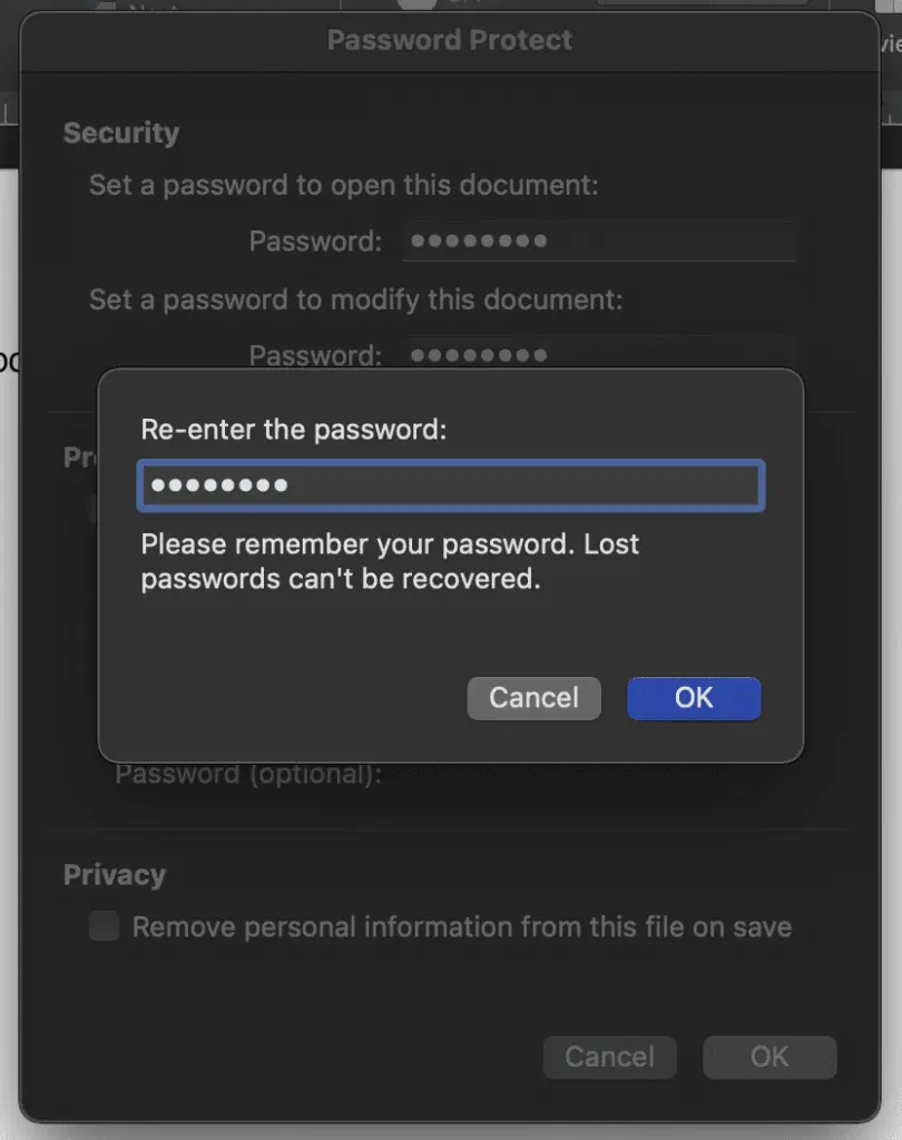 Screen Shot 2022 07 22 at 13.28.09 How to Password Protect a Word Document