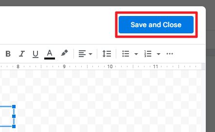 save and close 2 How to Caption an Image in Google Docs Using 'Drawing'