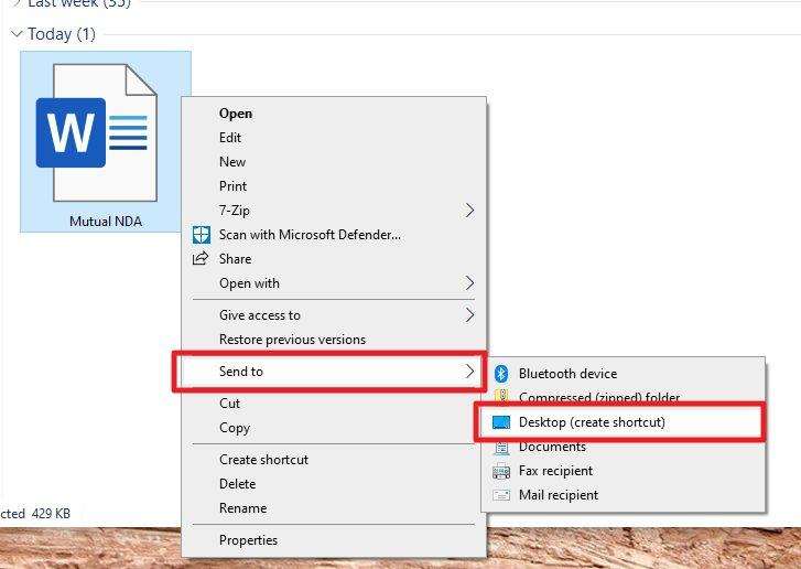 create shortcut 1 How to Put a Google Docs Document on Your Desktop