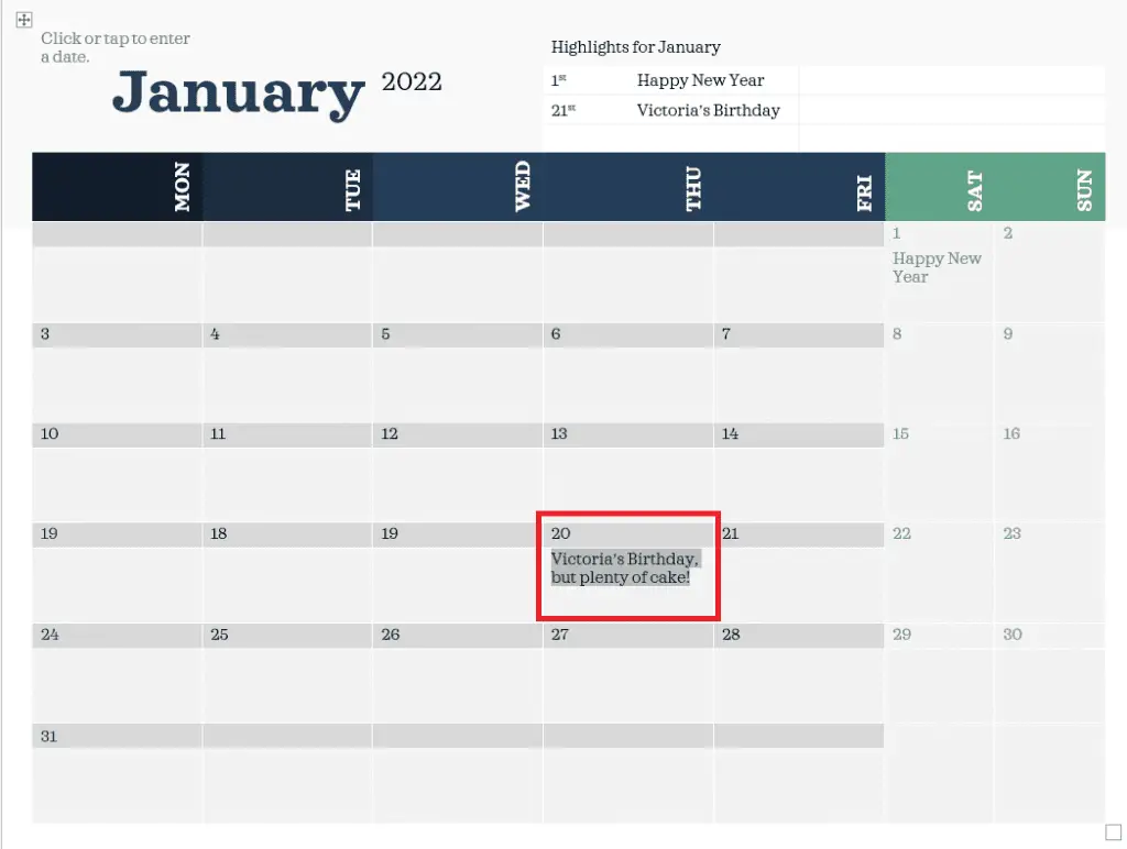 d7 How to Create a Calender in Microsoft Word 2021 Using Templates