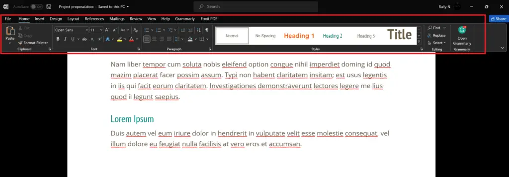 i3 How to Enable Focus Mode in Microsoft Word