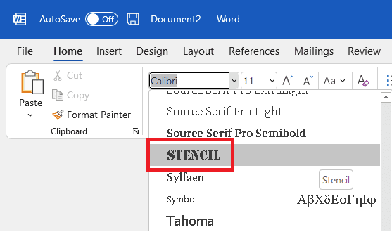 j1 How to Make Stencils With Microsoft Word