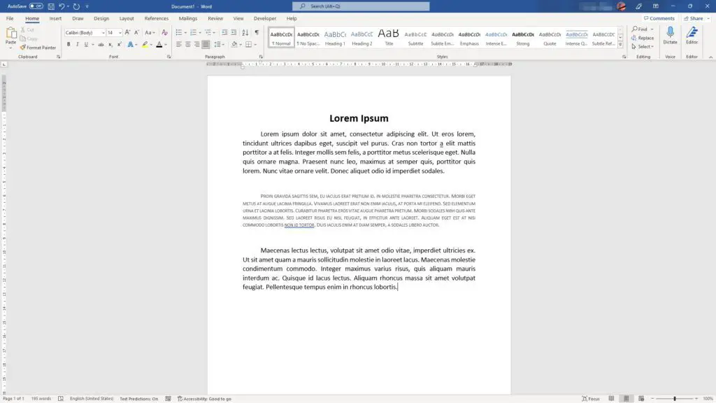 word 1 How to Clear Text Formatting in Word Document