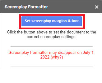 a3 How to Do Movie Screenplay Formatting in Google Docs