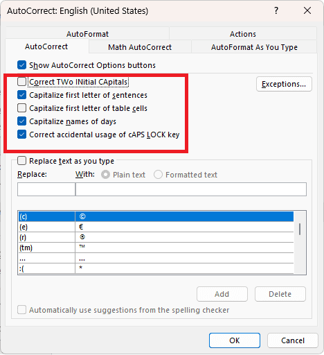 n4 Easy Way to Disable Autocorrect in Microsoft Word