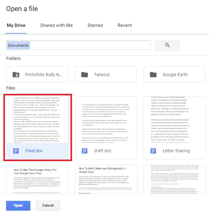 u3 How to Compare Two Documents in Google Docs