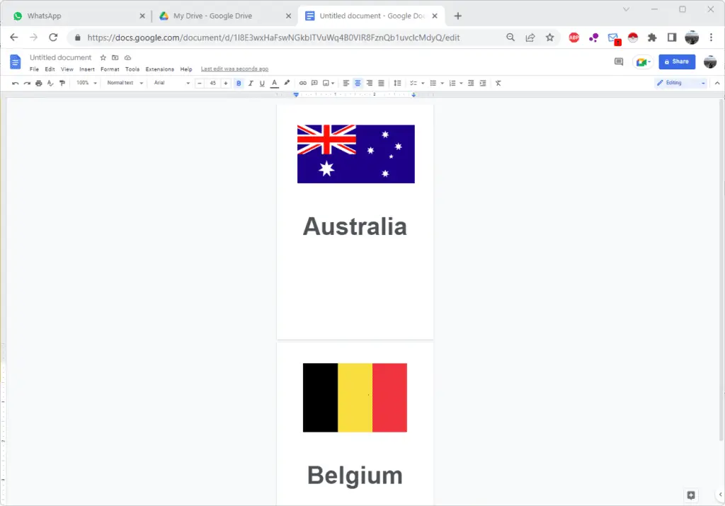 w10 How to Create Simple Flashcards in Google Docs