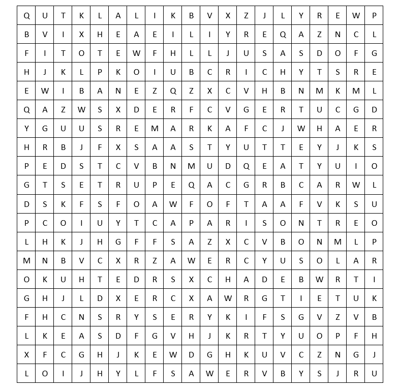 T9 How to Make Word Search Puzzle in Microsoft Word