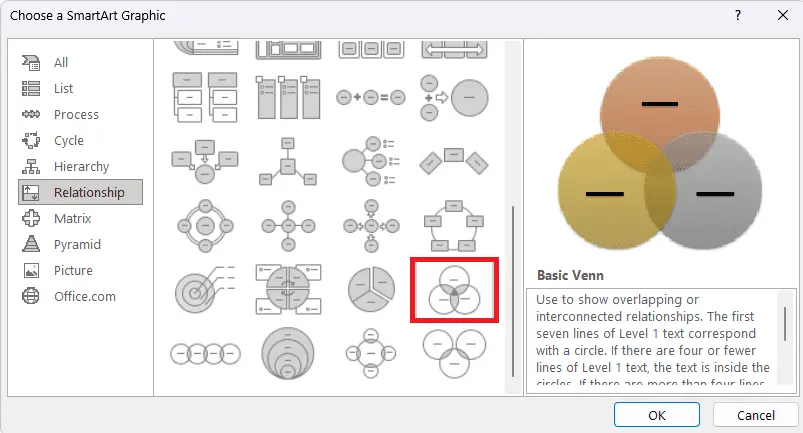 i2 How to Create and Design Venn Diagrams in Microsoft Word