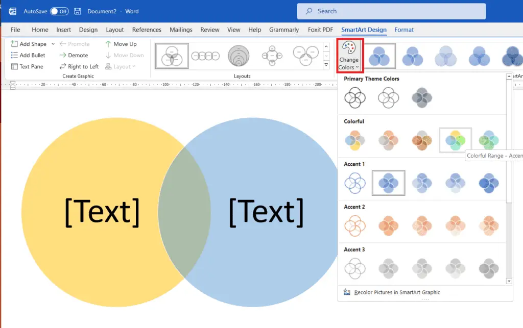i4 1 How to Create and Design Venn Diagrams in Microsoft Word