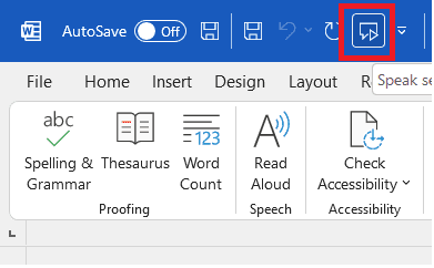 r7 How to Use Read Aloud and Speak Feature in Microsoft Word