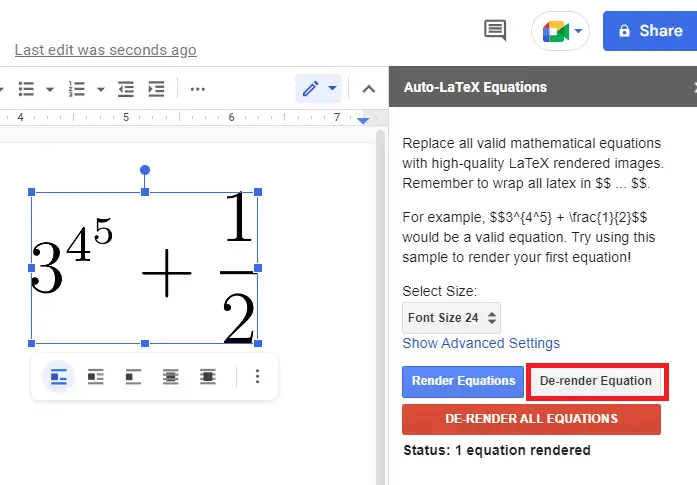 v7 How to Incorporate LaTeX into Google Docs