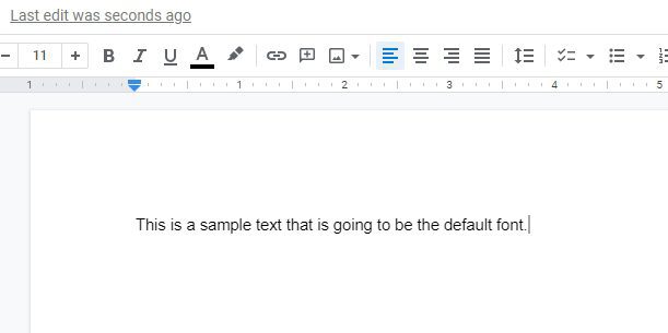 write some How to Change Default Paragraph Font in Google Docs‍