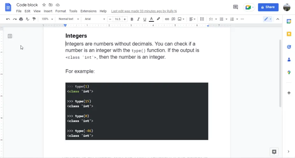 zcov How to Highlight Code Snippets in Google Docs