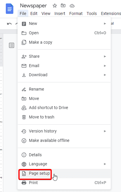 b2 How to Create Newspaper Format Using Google Docs