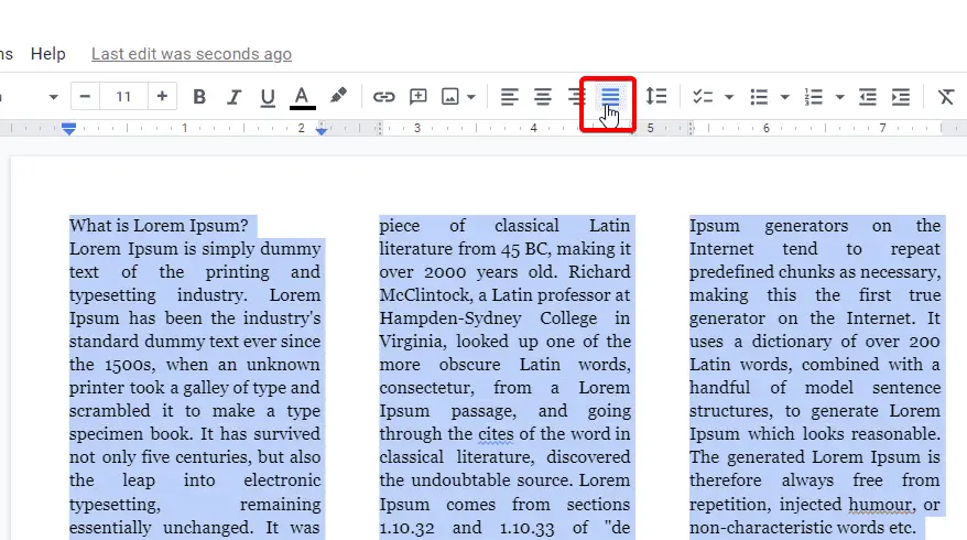 b5 How to Create Newspaper Format Using Google Docs