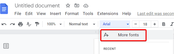 c1 How to Add More Fonts to Google Docs