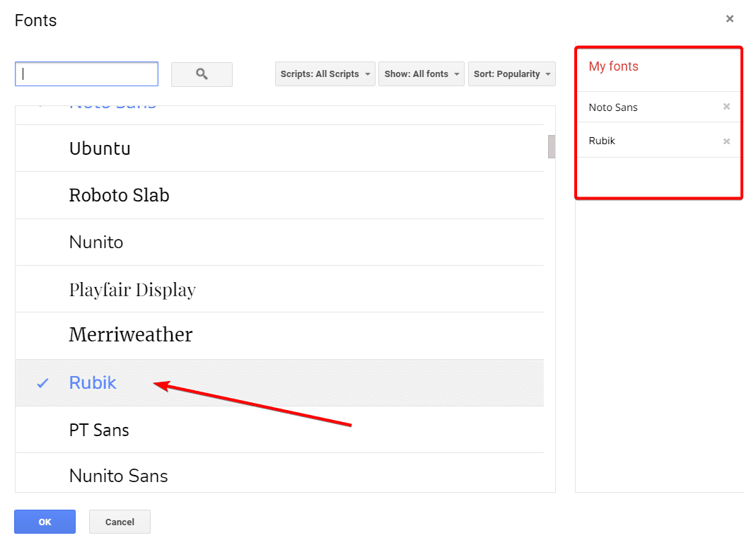 c2 How to Add More Fonts to Google Docs