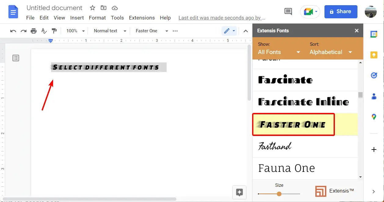 c6 How to Add More Fonts to Google Docs