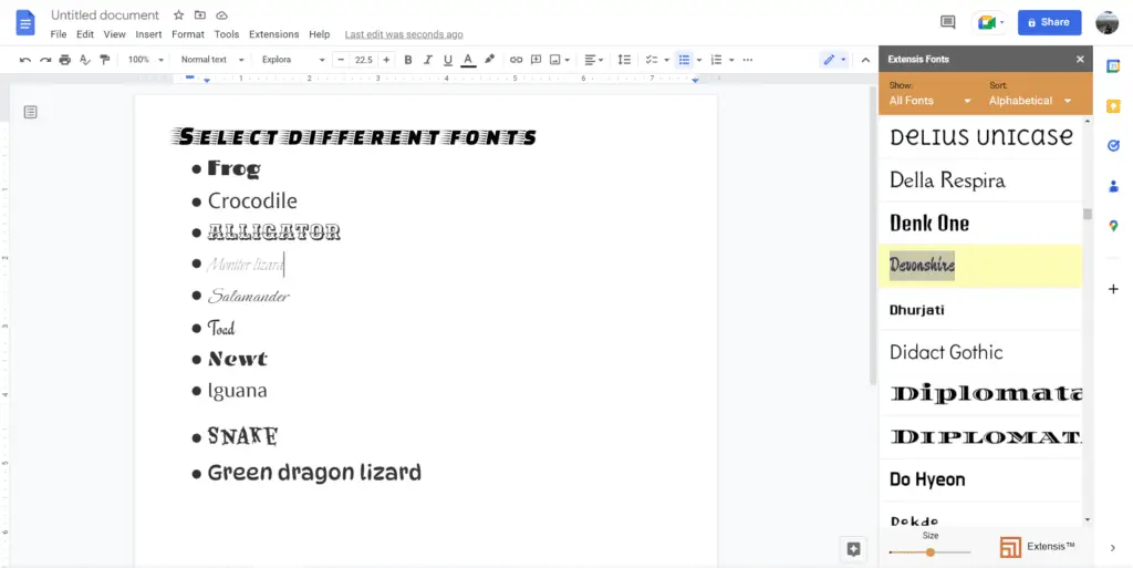 ccov How to Add More Fonts to Google Docs
