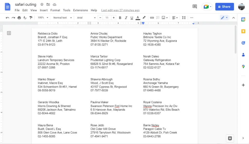 gcov How to Make Mailing Labels in Google Docs