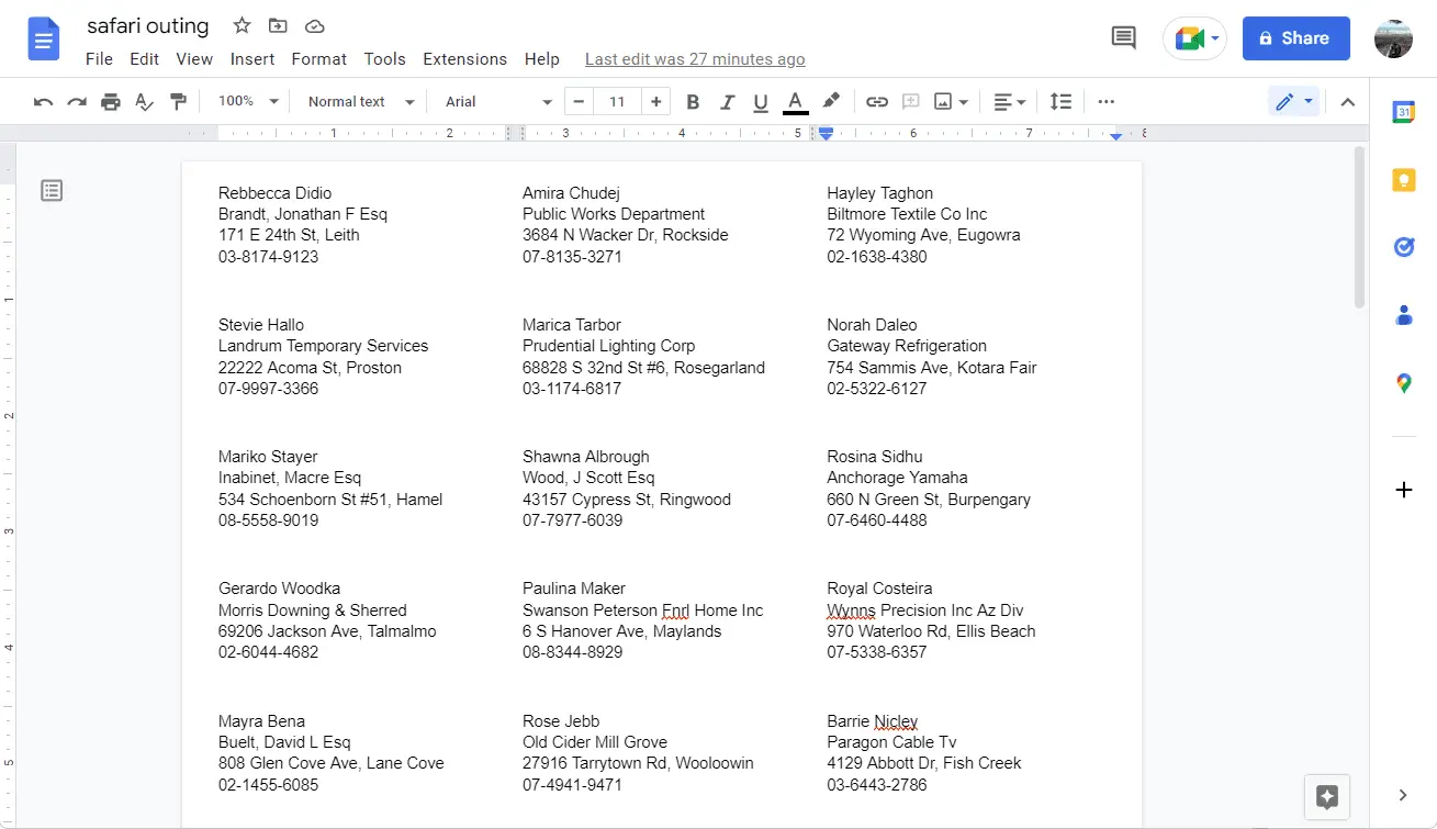 How to Make Mailing Labels in Google Docs - Vegadocs