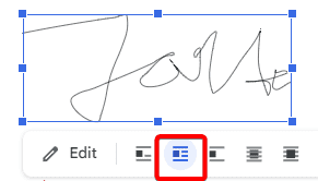 w5 How to Insert Electronic Signature in Google Docs