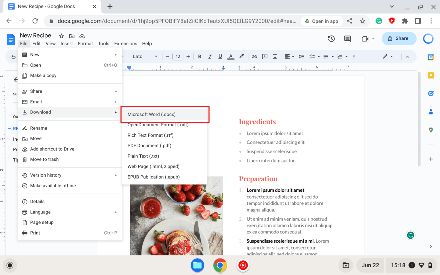 How to Save Google Docs to a Chromebook Vegadocs