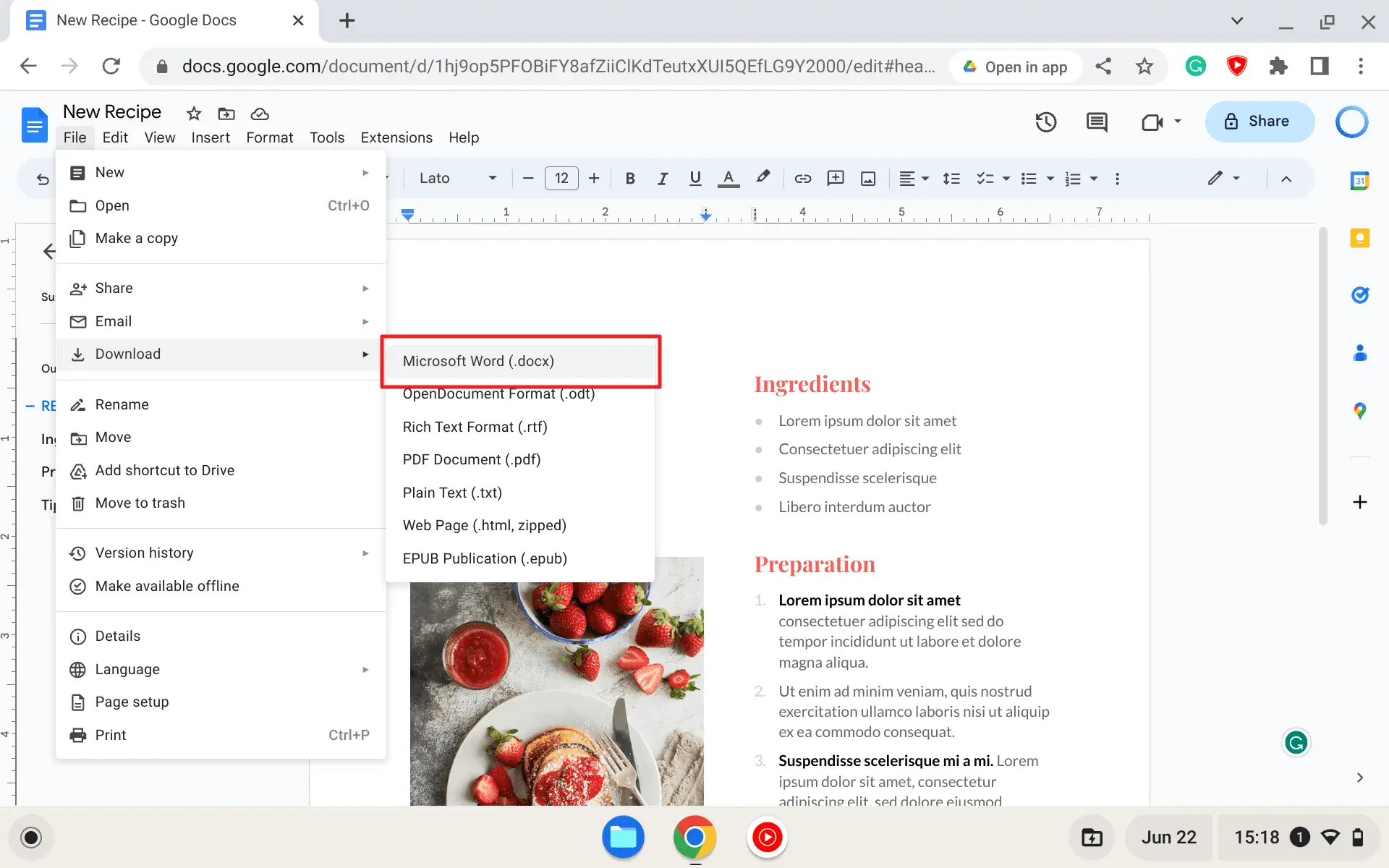 Screenshot 2023 06 22 15.18.02 How to Save Google Docs to a Chromebook