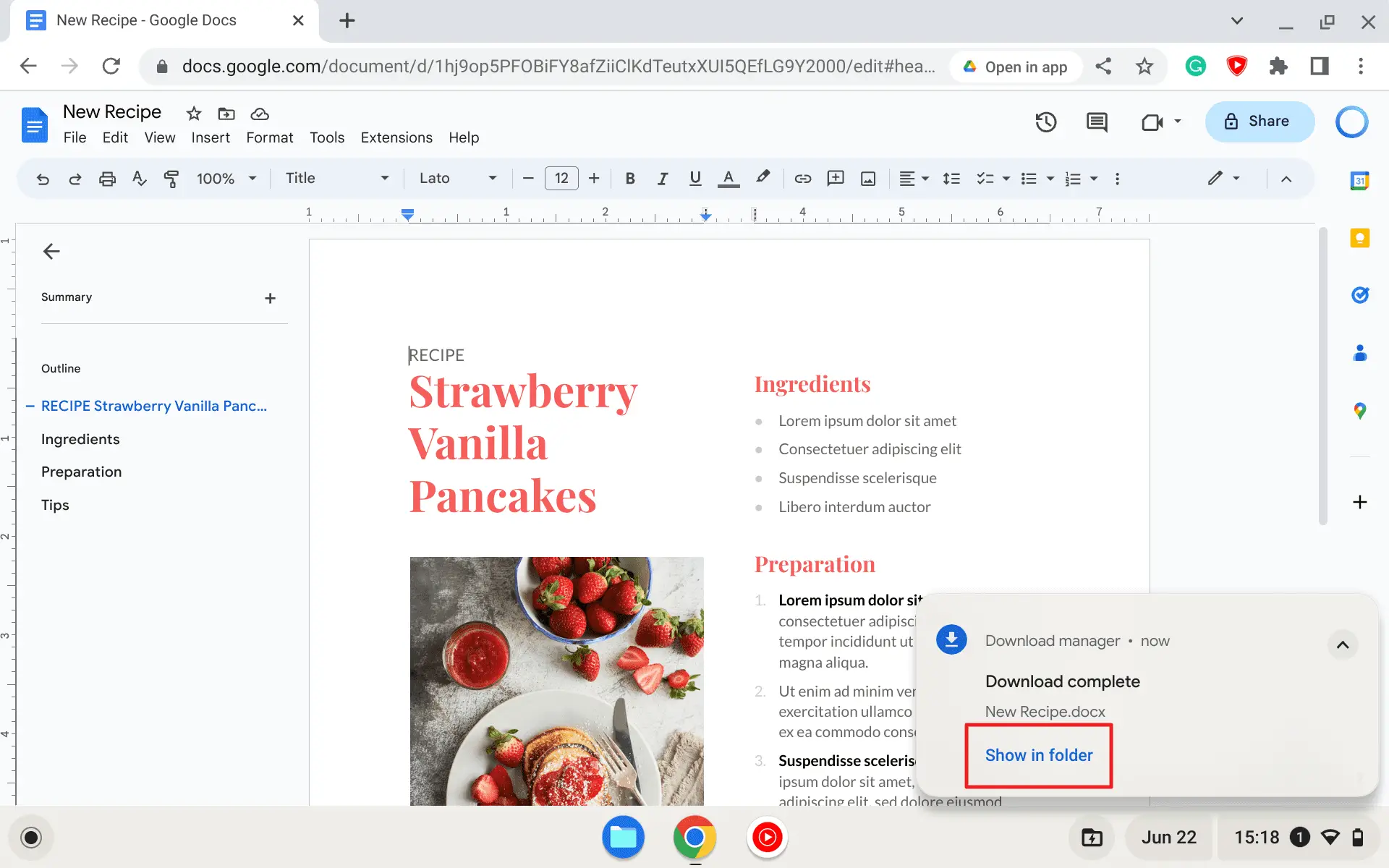 Screenshot 2023 06 22 15.18.10 1 How to Save Google Docs to a Chromebook