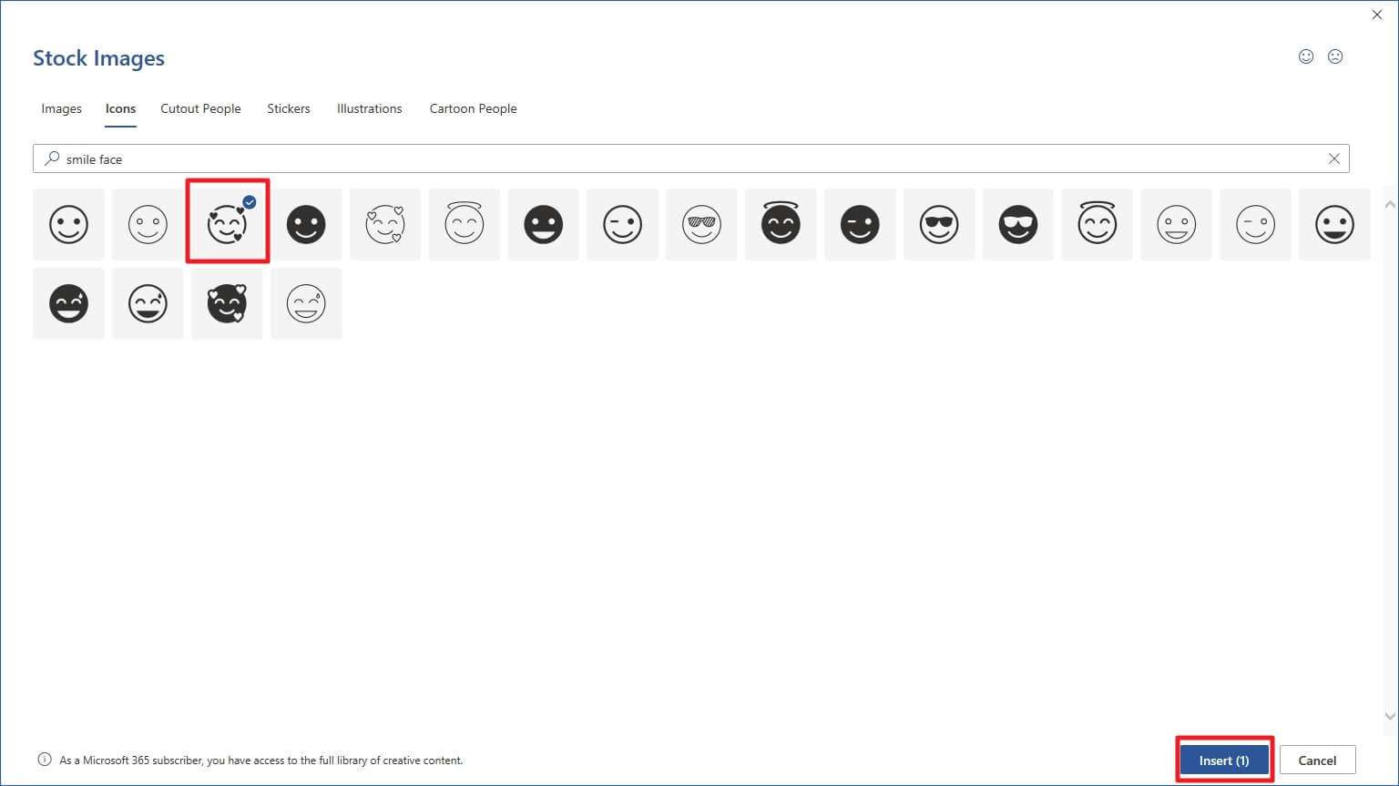 Image 050 How to Insert Icons to Microsoft Word