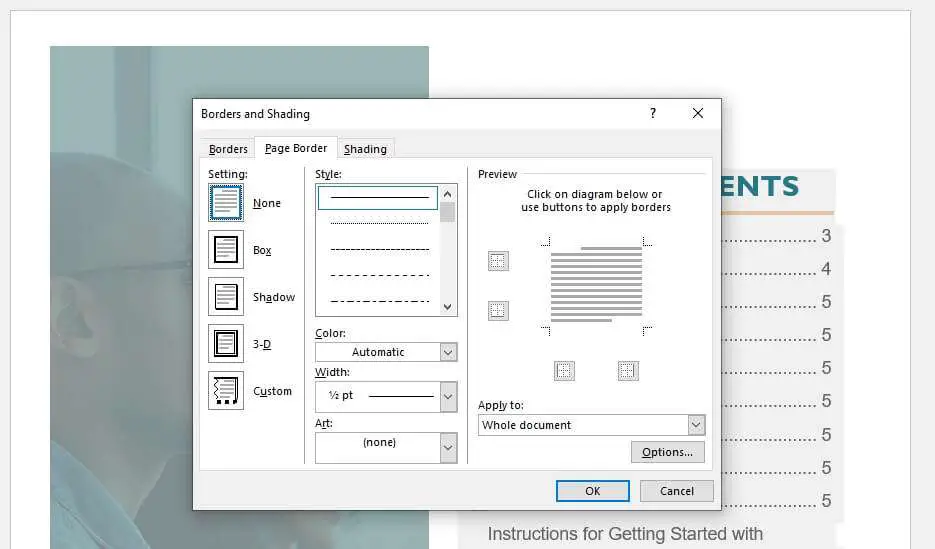 Image 027 How to Put a Border on Microsoft Word Document