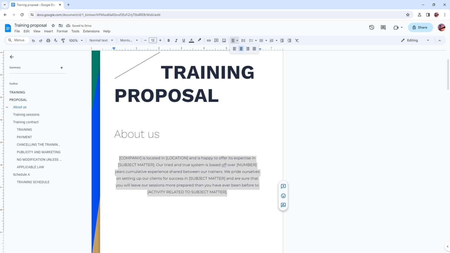 How to Center Text in Google Docs - Vegadocs
