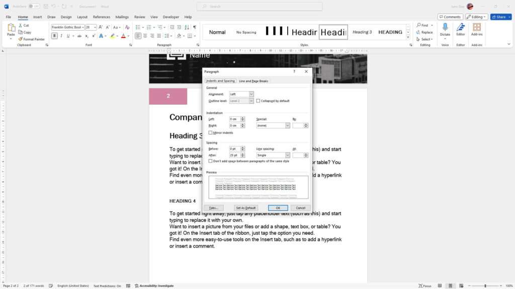 Image 056 How to Stop Double Spacing in Microsoft Word