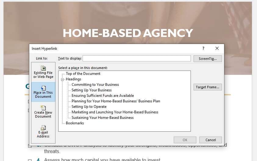 Image 066 How to Add Table of Contents Links in Microsoft Word