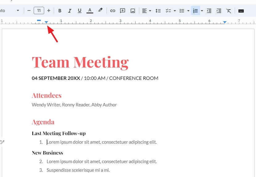 Image 075 How to Align Bullet Points in Google Docs