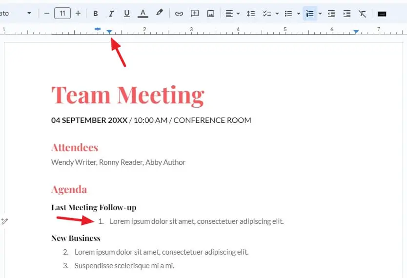 Image 076 How to Align Bullet Points in Google Docs
