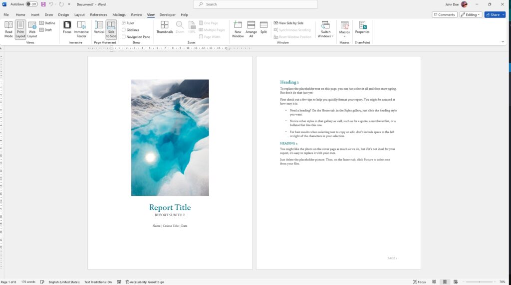 Image 097 How to Add a Cover Page in Microsoft Word