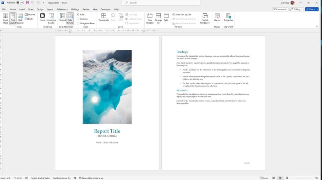 Image 097 How to Add a Cover Page in Microsoft Word