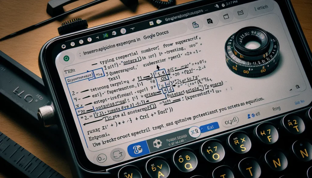 How to Do Exponents in Google Docs
