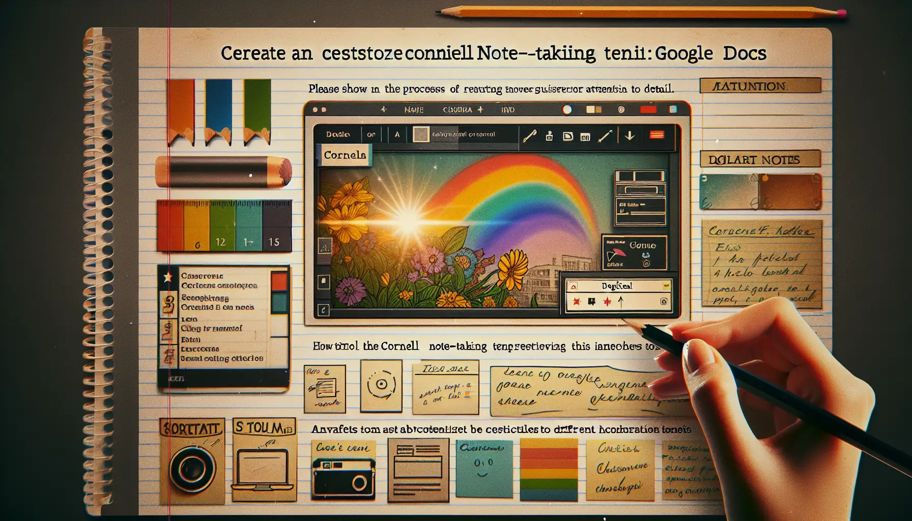 How to Make Cornell Notes Template in Google Docs - Vegadocs